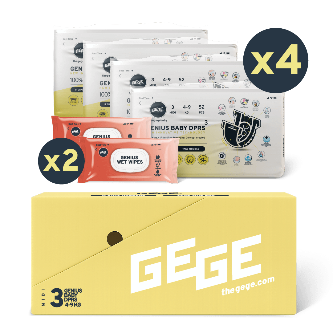 Pacchetto di pannolini per bambini Premium Genius