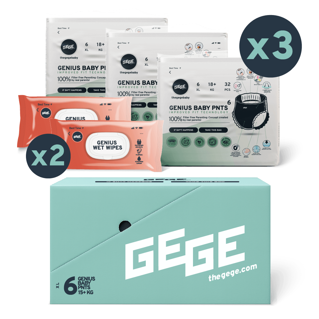 Pacchetto MUTANDINE PER BAMBINI PREMIUM GENIUS