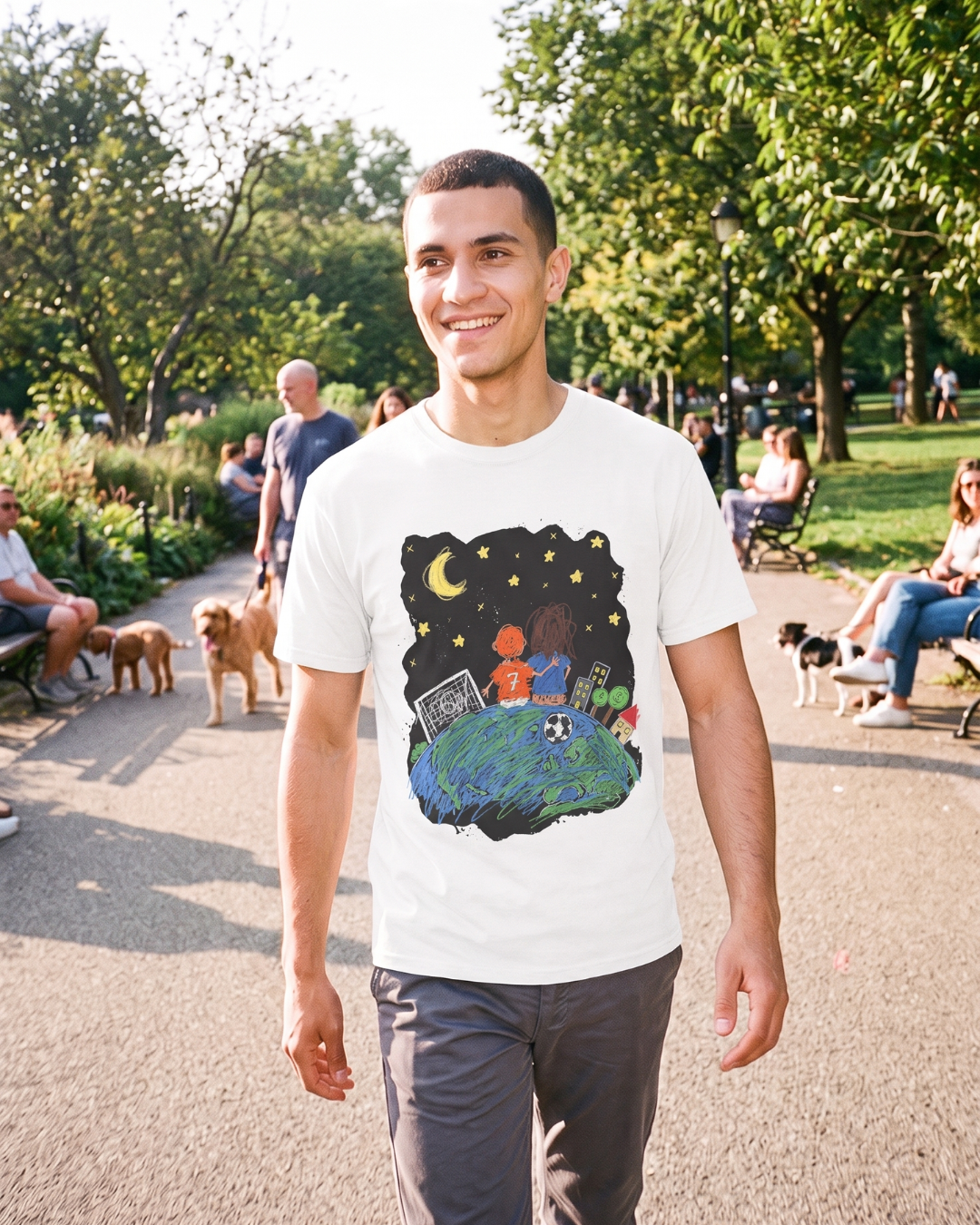 GEGE Behind Every Goal No. 7 T-Shirt White