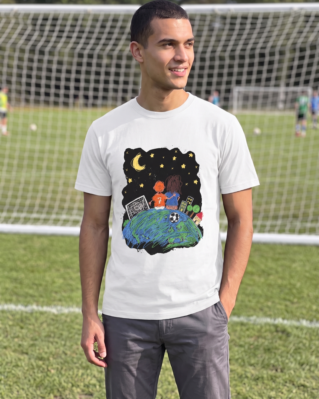 GEGE Behind Every Goal No. 7 T-Shirt White