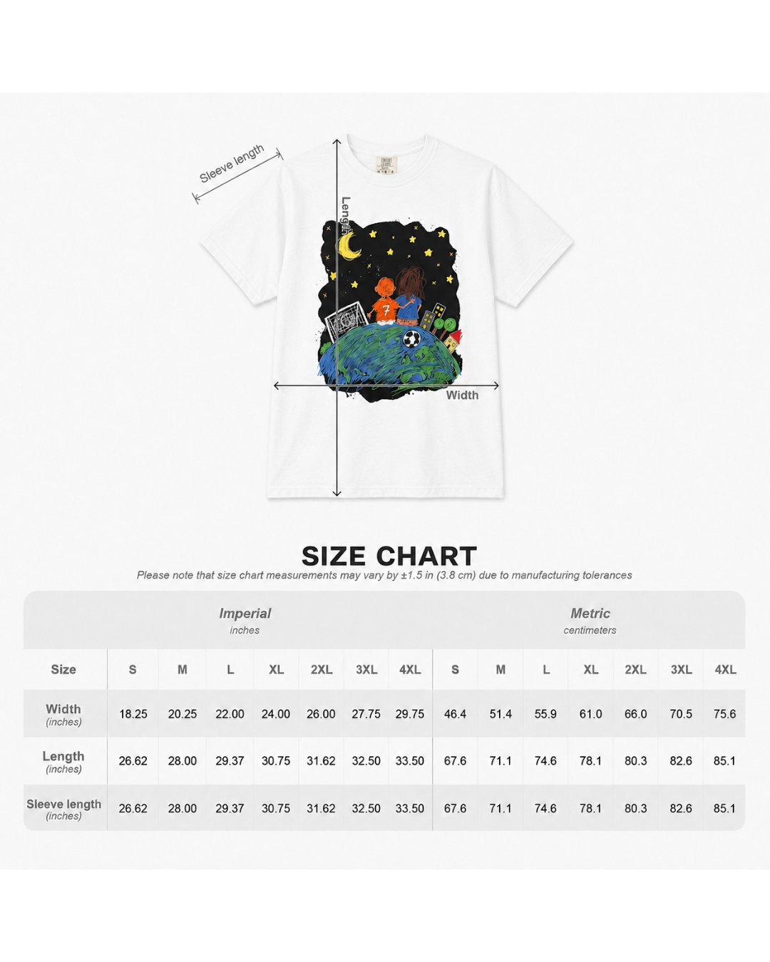 GEGE Behind Every Goal No. 7 T-Shirt White