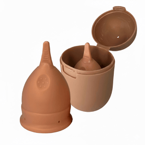 CUSTODIA CUPCARE 2IN1 + COPPETTA MESTRUALE GENIUS ECO COMFORT