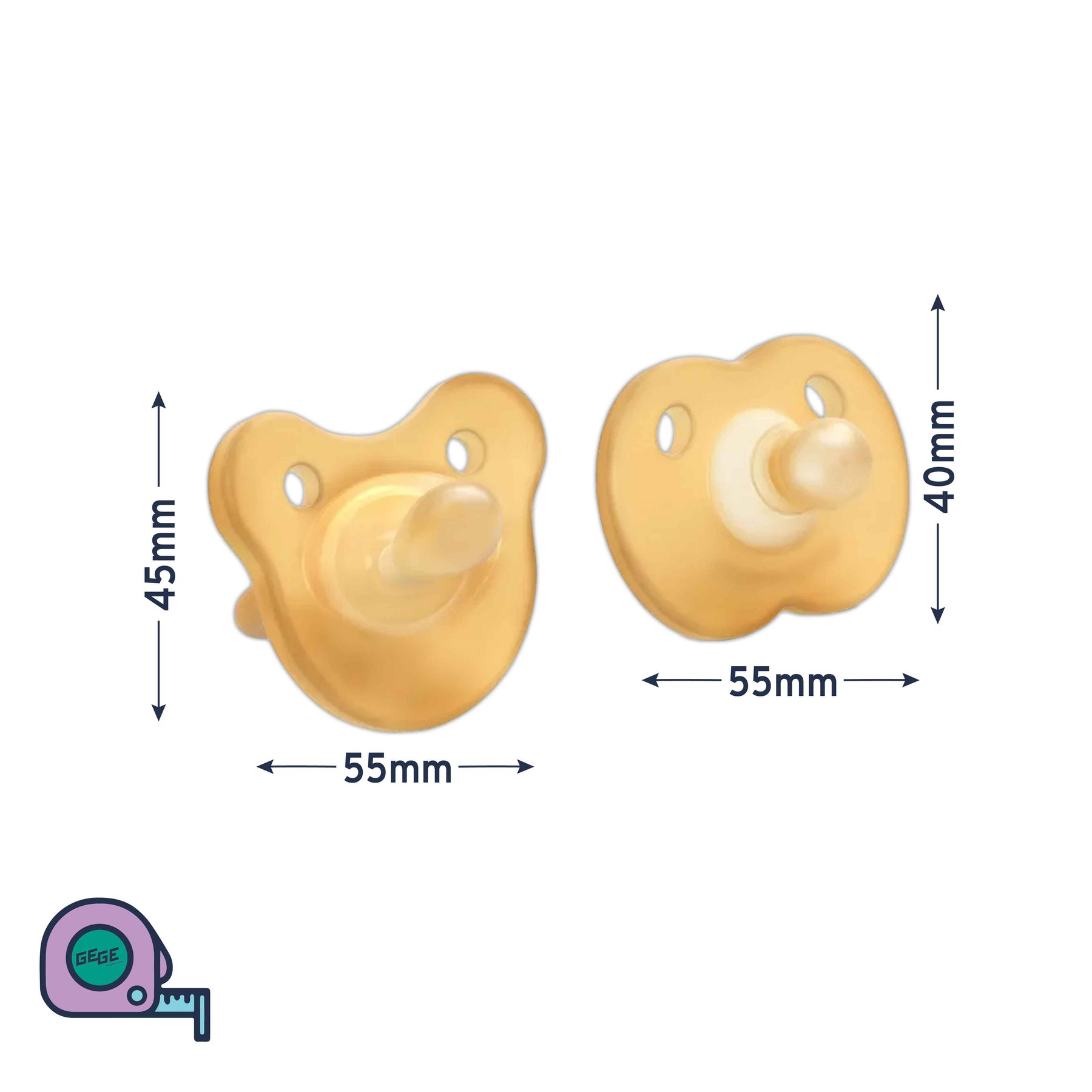 Pacifier Set ‘’Day&Night''